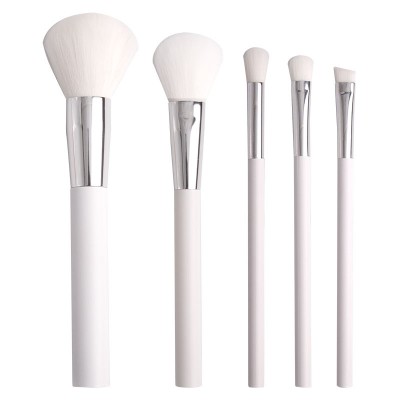 18pcs Gold Soft Makeup Brushes Tools Cosmetic Beauty Makeup Brush Sets with Leather Case Silver Painting Eye Hair